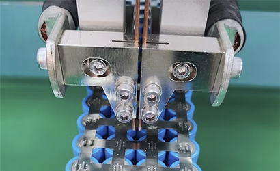 DIY LFP cell tabbing